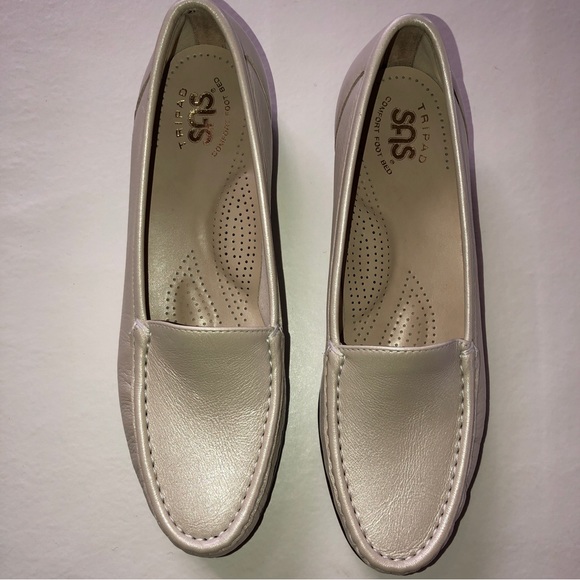 SAS Tripad Simplify Leather Loafer, Pearl Bone, 7.5 - Picture 5 of 17